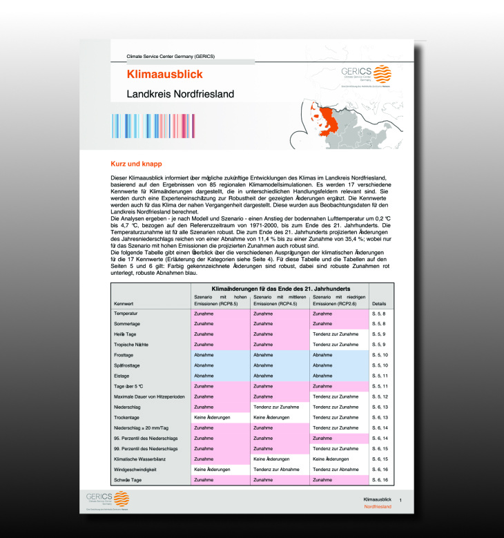 Teaserbild Klimaausblicke Landkreise